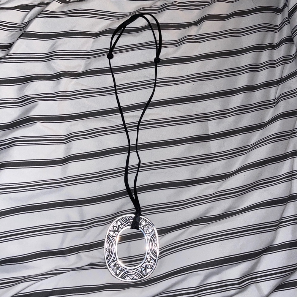 Hermès Silver Sterling Isthme Pendant Necklace